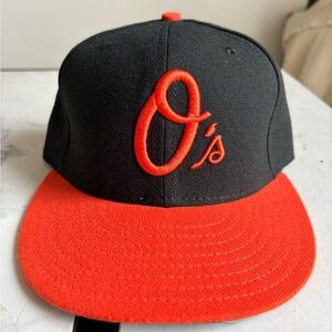 Baltimore Orioles fitted baseball hat sz 7 3/8
